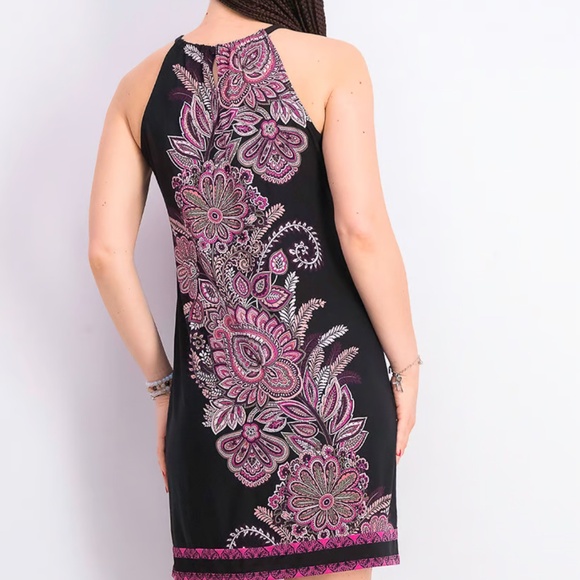 INC Hardware Tank Top Black Cascading Fest Lightweight Stretch Sz Petite XL - Picture 2 of 15